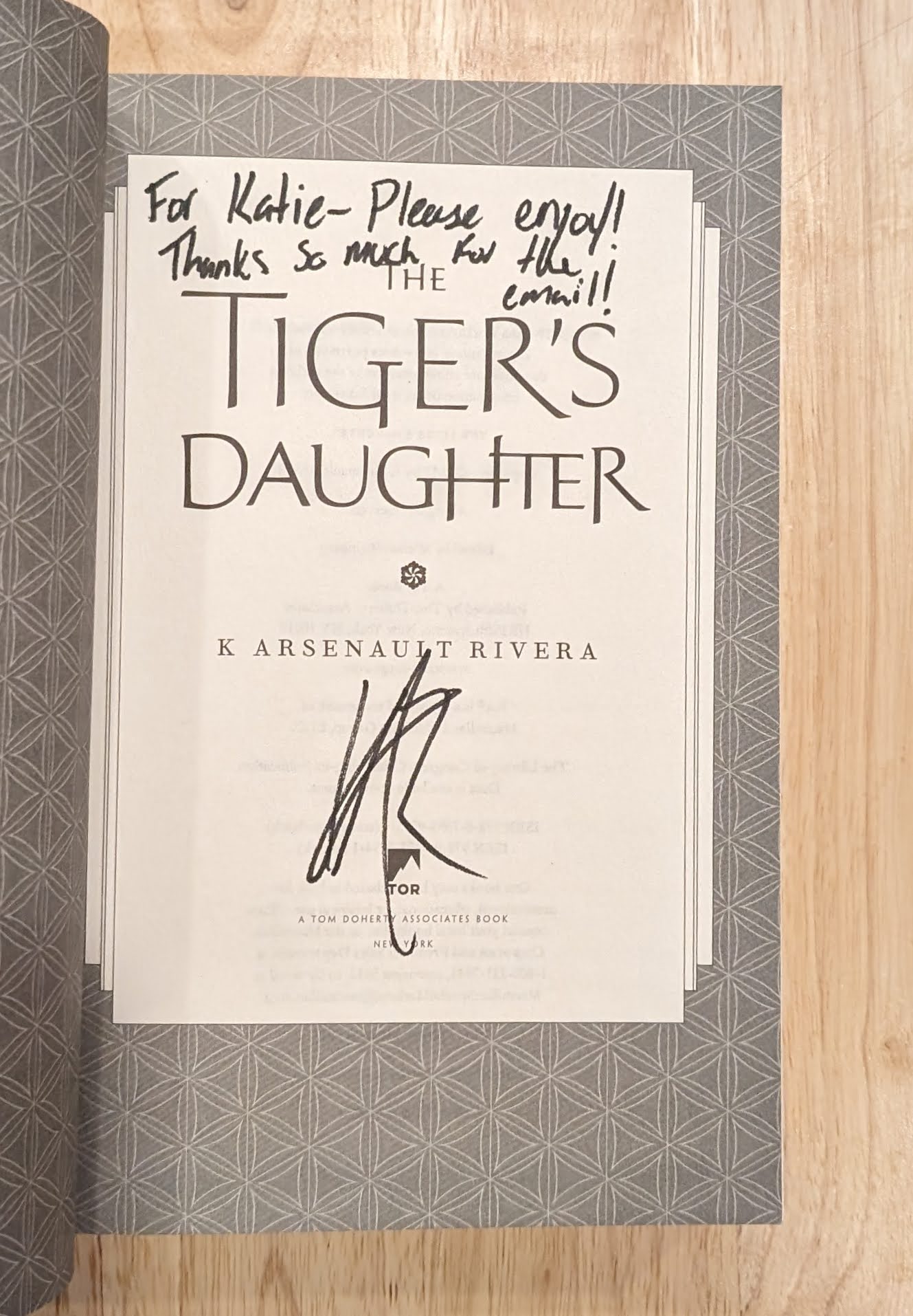 The Tiger's Daughter